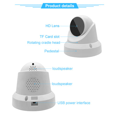 IP WiFi Camera Baby Monitor Home Security Camera
